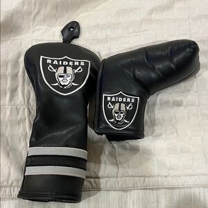 Raiders Golf Club Headcovers